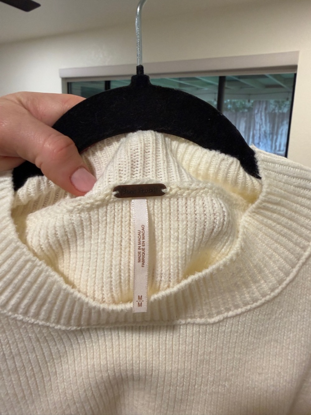 Free People Cream Easy Street Sweater - Picture 5 of 6